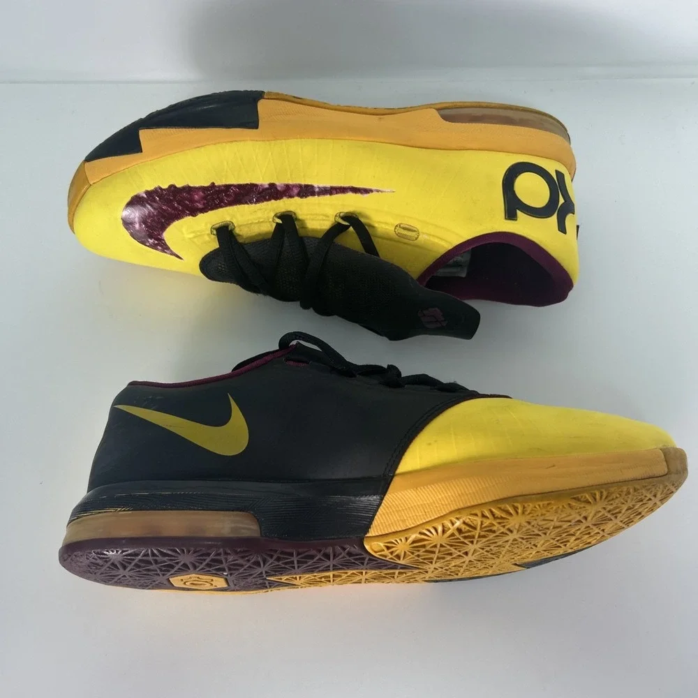 Nike KD Peanut Butter‎ Jelly Kids Sz 7Y, Women's Sz 8.5 Yellow/Purple 599477-801